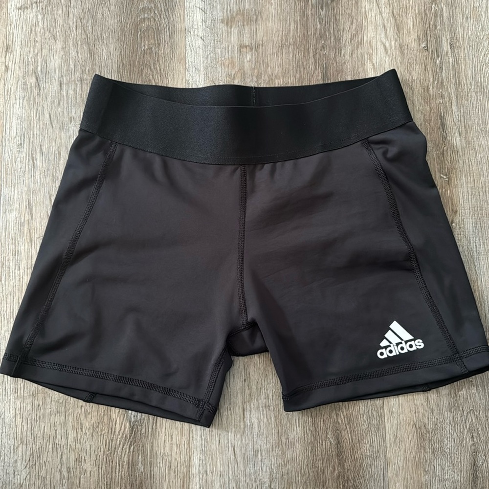 Women’s Black Adidas Spandex Shorts